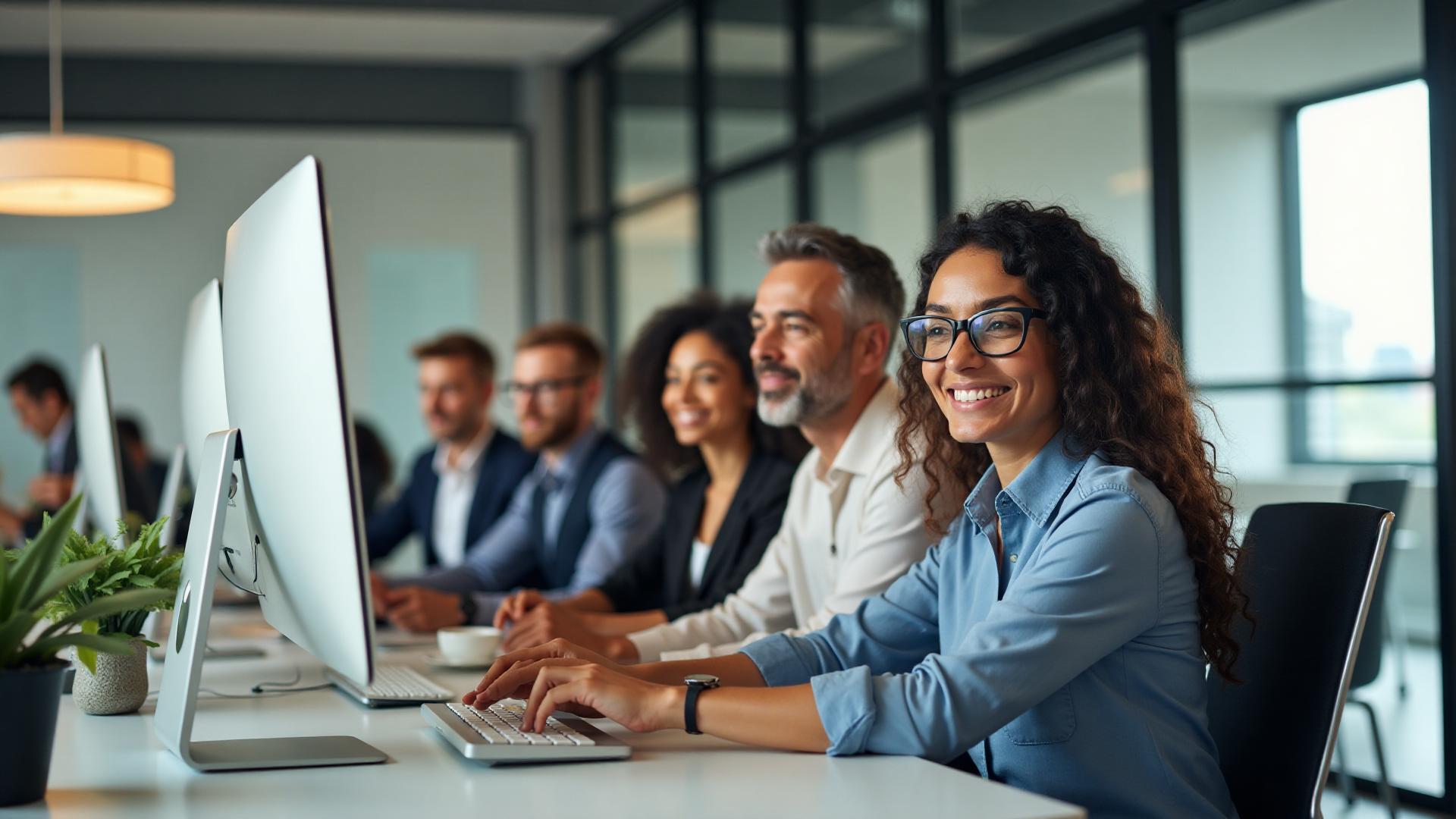 Professional HR team collaboration